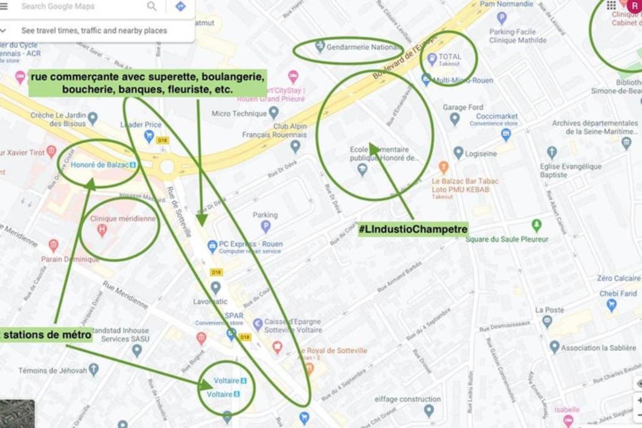 #Lindustriochampetre Free Parking, Bien Situe, Spacieux, Proche Clinique Rouen Exteriér fotografie