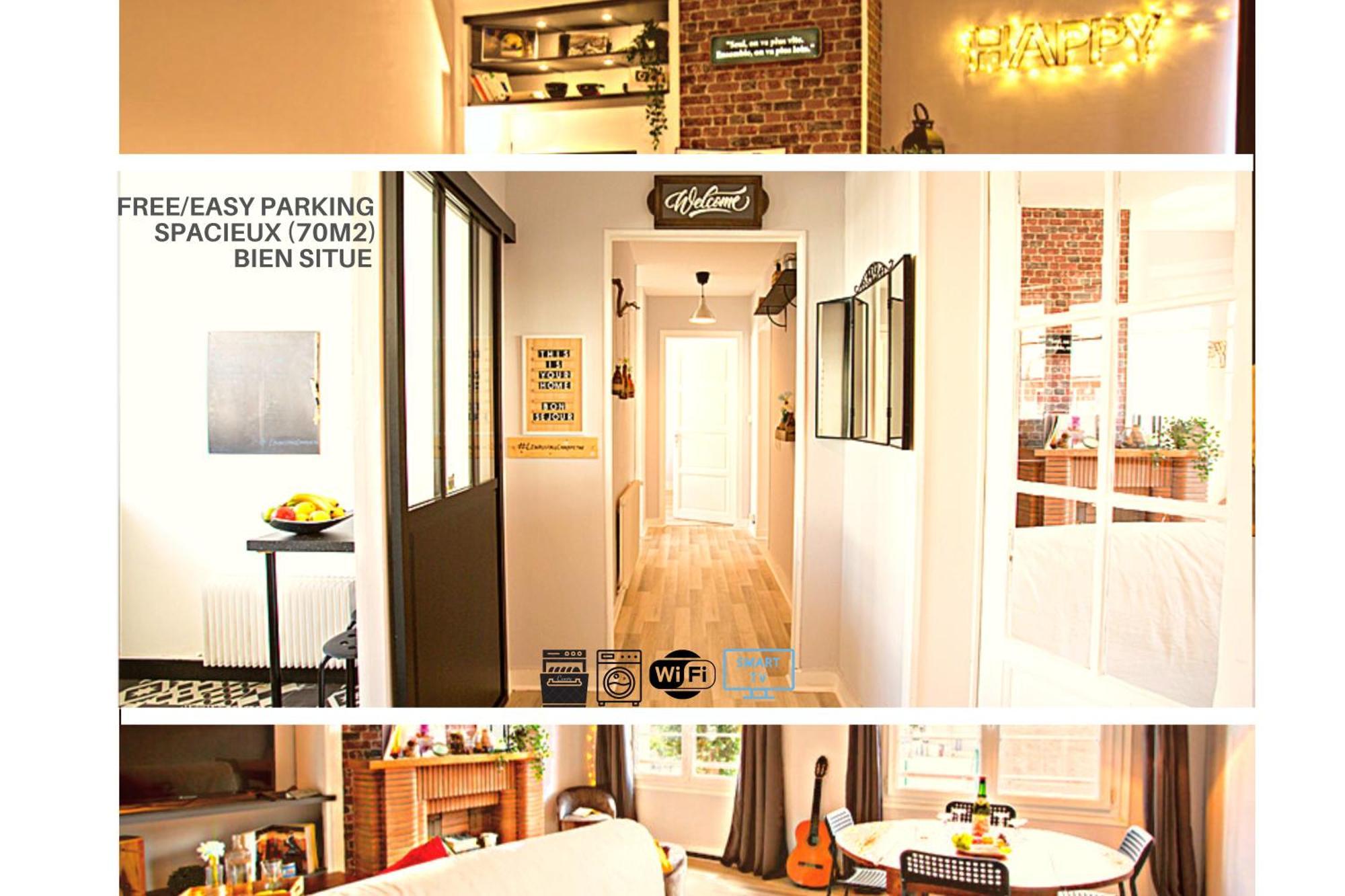 #Lindustriochampetre Free Parking, Bien Situe, Spacieux, Proche Clinique Rouen Exteriér fotografie